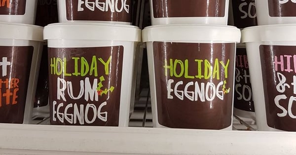 eggnog holiday rum bermuda in december