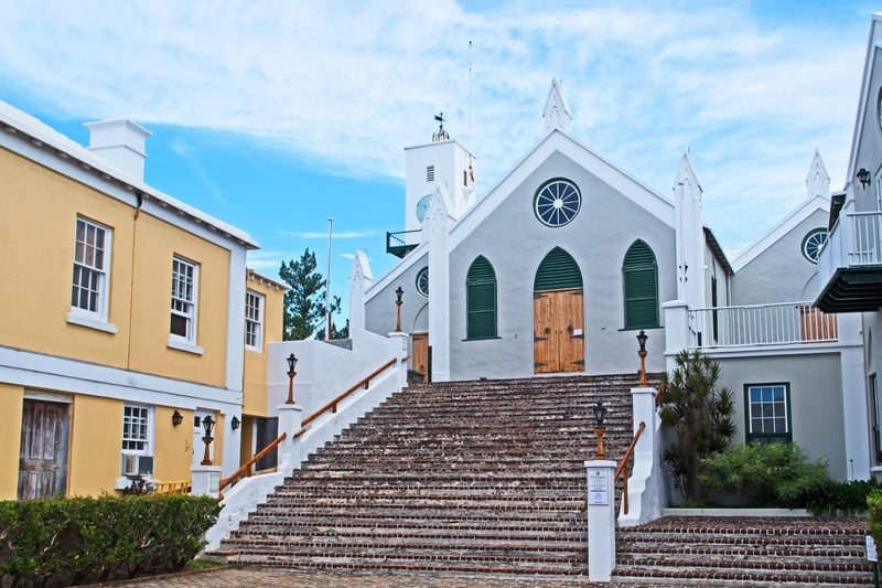 Their Majesties Chappell, St. Peter's Church, in St. George's, Bermuda